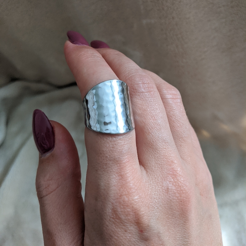Vintage Silver Statement Ring - image 1
